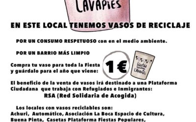 ¡¡¡Vasos de reciclaje!!!